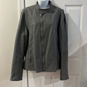 Armani Exchange Men's Gray Utility Jacket